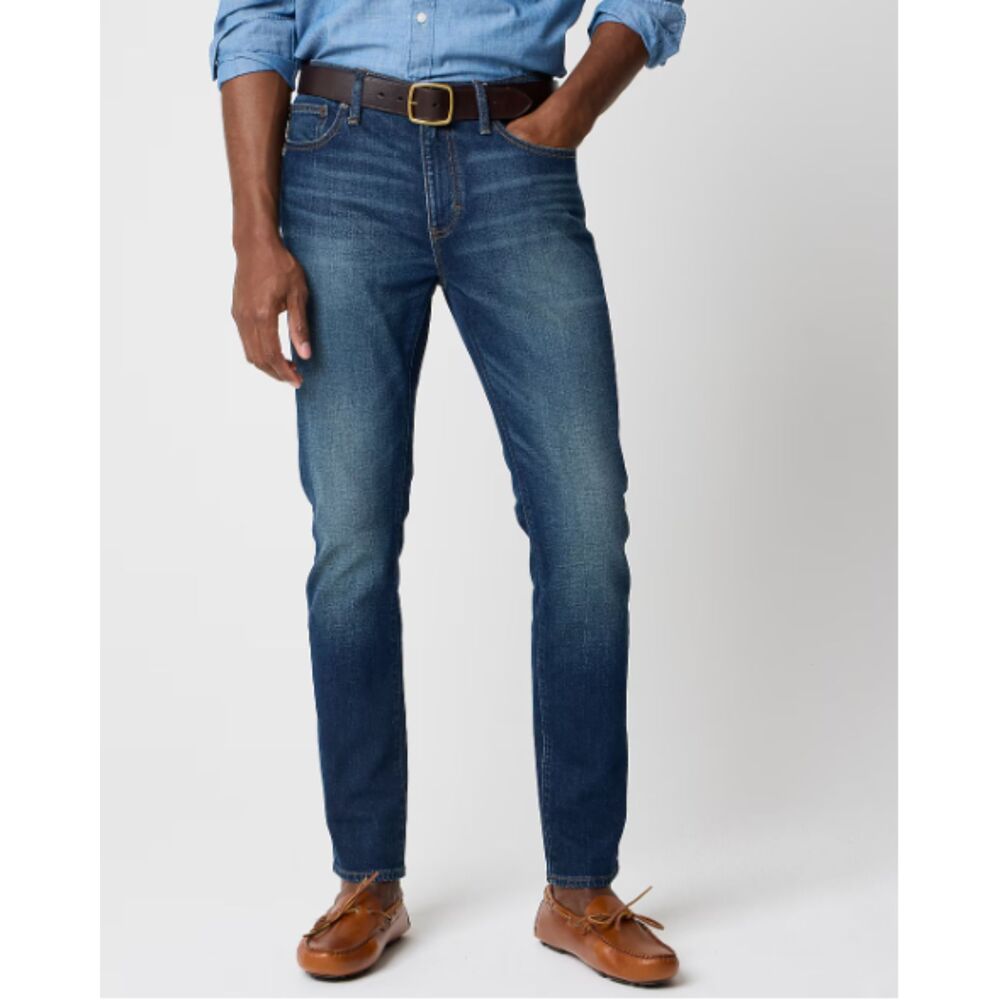 J.CREW Slim Fit Signature Flex Jeans Mens Blue Cotton Stretch Denim Size 31X32